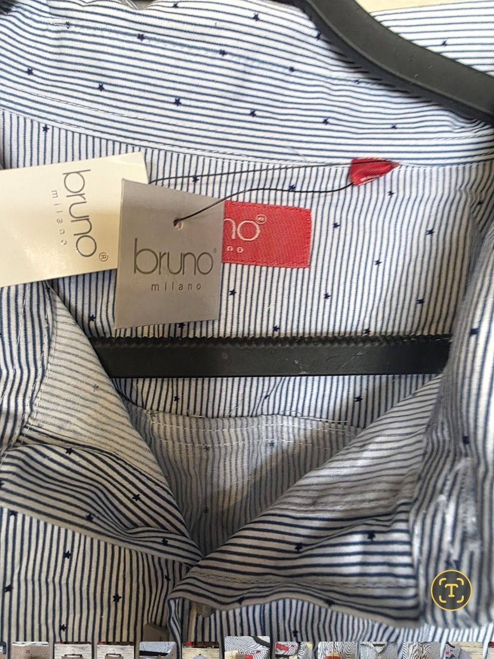 Relaxed Light Blue Short-Sleeve Button-Down Shirt - Picture 4 of 5